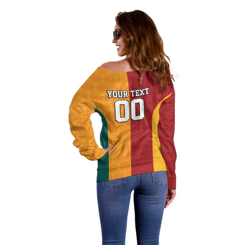 Custom British Lions Australia Wallabies Off Shoulder Sweater Sporty Style