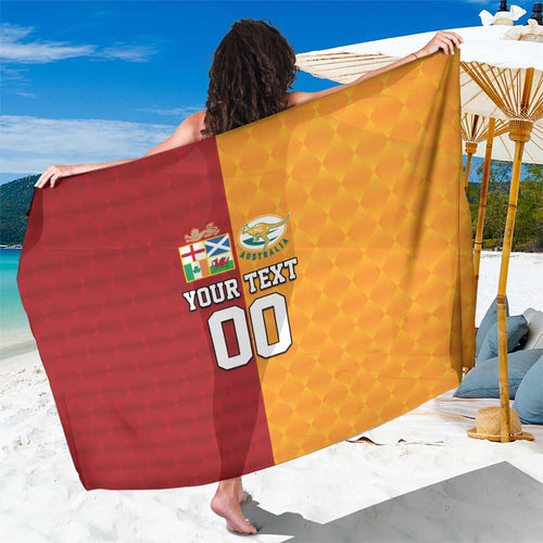 Custom British Lions Australia Wallabies Sarong Sporty Style