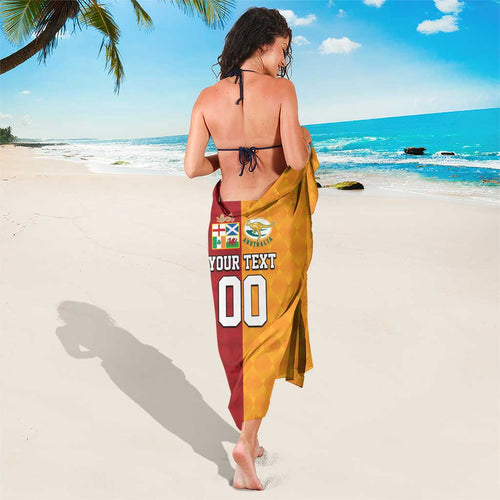 Custom British Lions Australia Wallabies Sarong Sporty Style