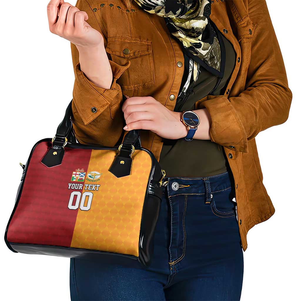 Custom British Lions Australia Wallabies Shoulder Handbag Sporty Style