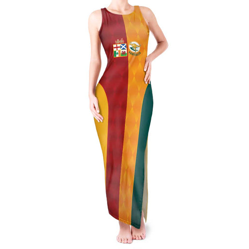 Custom British Lions Australia Wallabies Tank Maxi Dress Sporty Style
