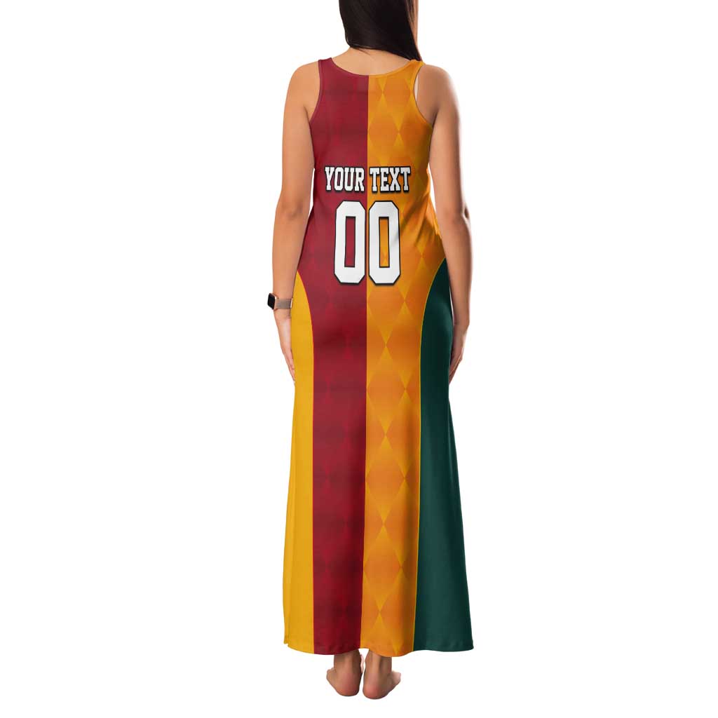 Custom British Lions Australia Wallabies Tank Maxi Dress Sporty Style