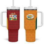 Custom British Lions Australia Wallabies Tumbler With Handle Sporty Style