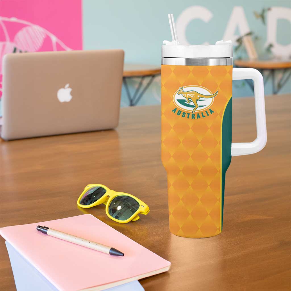 Custom British Lions Australia Wallabies Tumbler With Handle Sporty Style