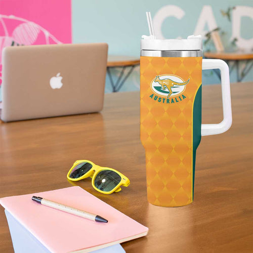 Custom British Lions Australia Wallabies Tumbler With Handle Sporty Style