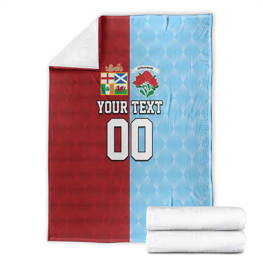 Custom British Lions Australia Waratahs Blanket Sporty Style