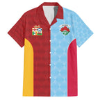 Custom British Lions Australia Waratahs Family Matching Long Sleeve Bodycon Dress and Hawaiian Shirt Sporty Style