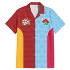 Custom British Lions Australia Waratahs Family Matching Mermaid Dress and Hawaiian Shirt Sporty Style