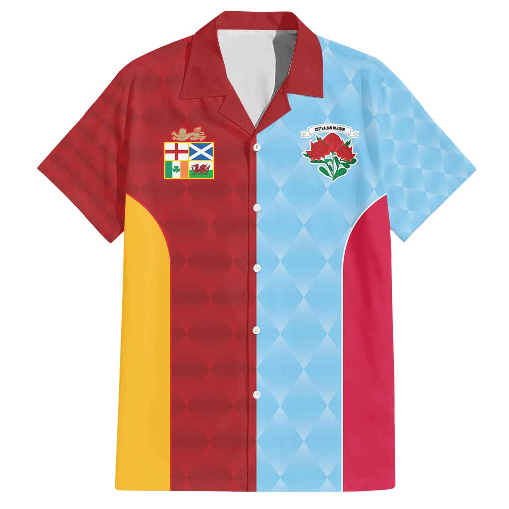 Custom British Lions Australia Waratahs Hawaiian Shirt Sporty Style