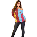 Custom British Lions Australia Waratahs Off Shoulder Sweater Sporty Style