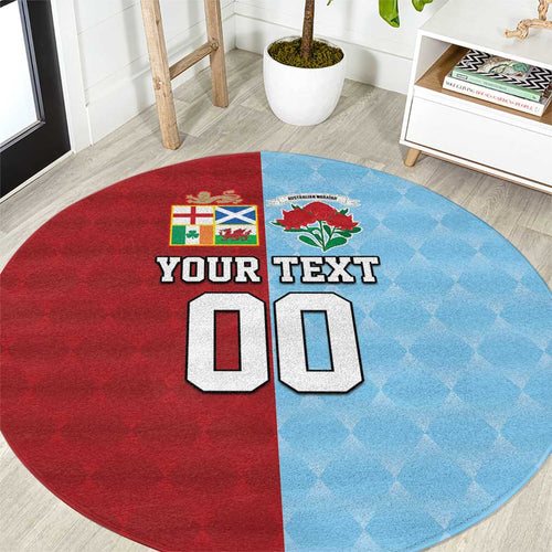 Custom British Lions Australia Waratahs Round Carpet Sporty Style