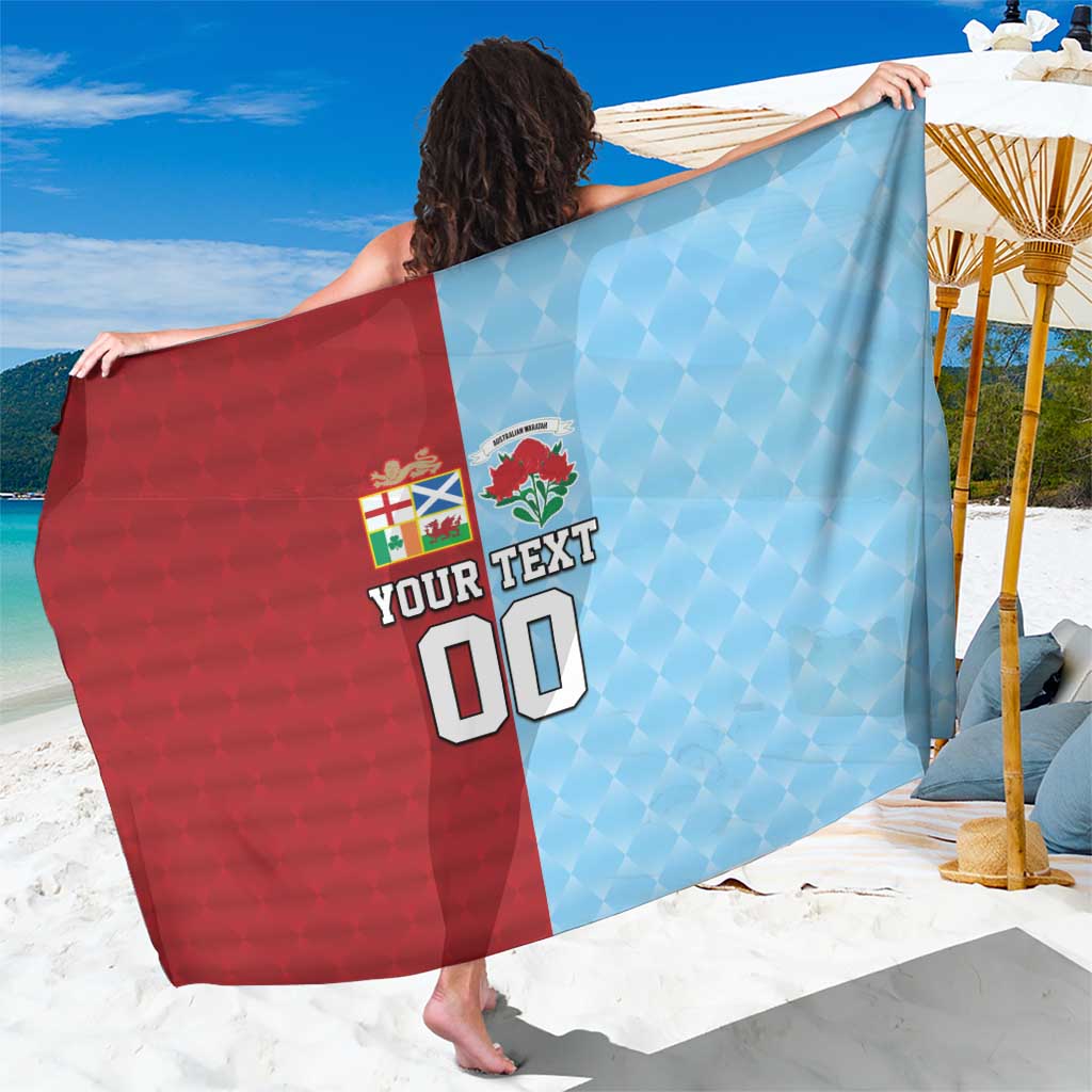 Custom British Lions Australia Waratahs Sarong Sporty Style