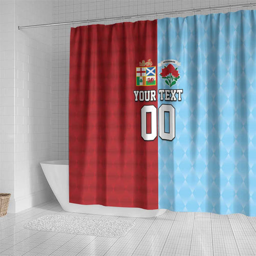 Custom British Lions Australia Waratahs Shower Curtain Sporty Style