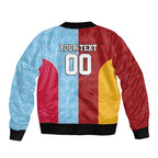 Custom British Lions Australia Waratahs Sleeve Zip Bomber Jacket Sporty Style