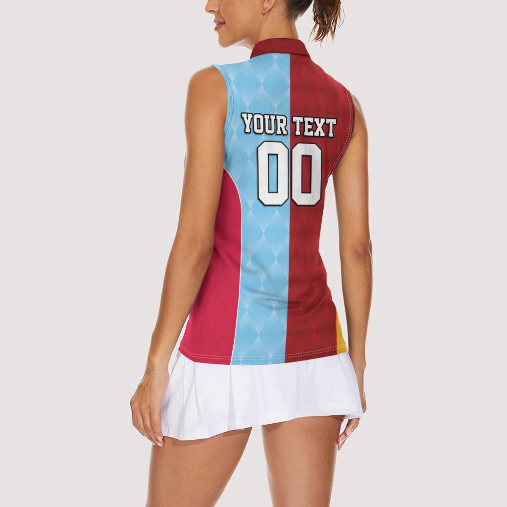 Custom British Lions Australia Waratahs Women Sleeveless Polo Shirt Sporty Style