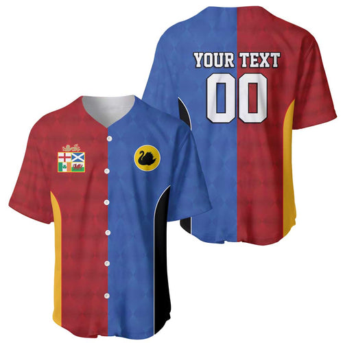 Custom British Lions Australia Western Force Baseball Jersey Sporty Style