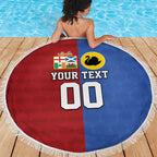 Custom British Lions Australia Western Force Beach Blanket Sporty Style