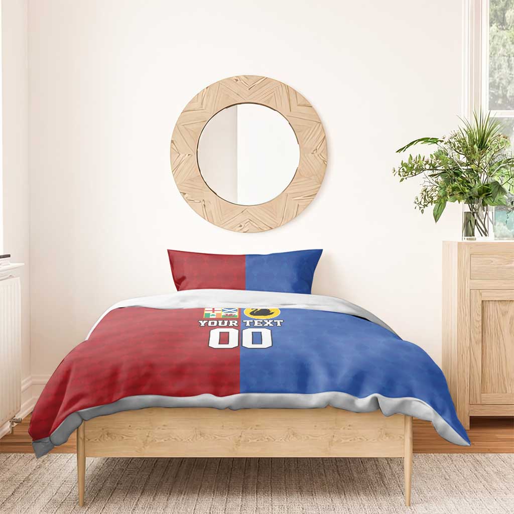 Custom British Lions Australia Western Force Bedding Set Sporty Style