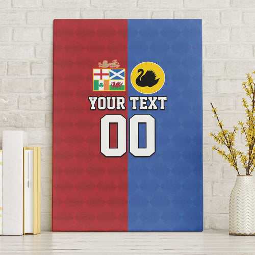 Custom British Lions Australia Western Force Canvas Wall Art Sporty Style
