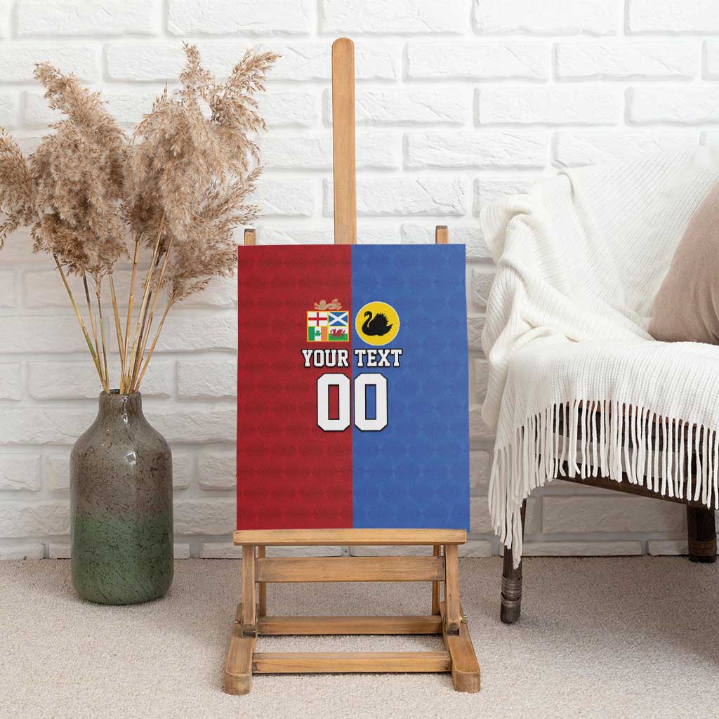 Custom British Lions Australia Western Force Canvas Wall Art Sporty Style