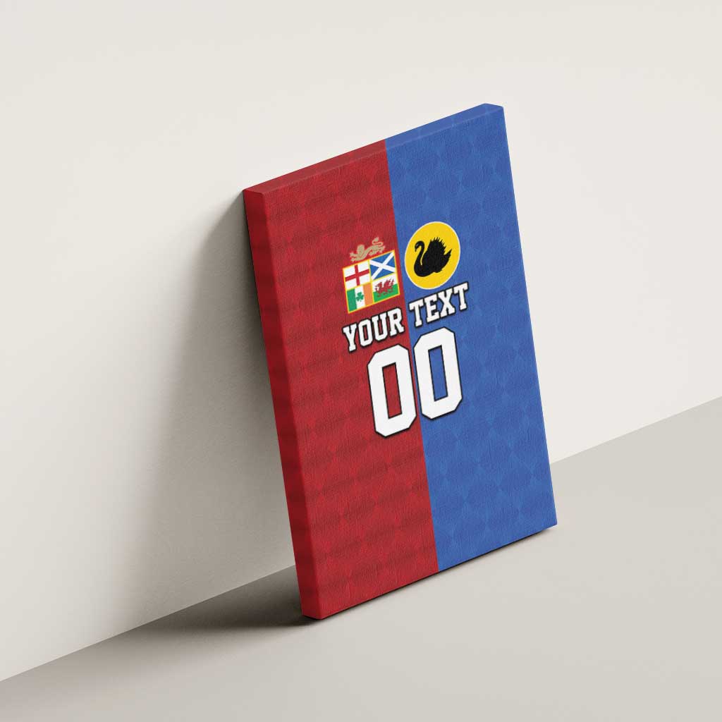 Custom British Lions Australia Western Force Canvas Wall Art Sporty Style