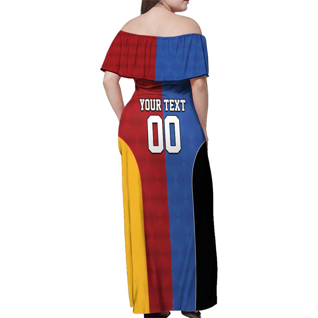 Custom British Lions Australia Western Force Family Matching Off Shoulder Maxi Dress and Hawaiian Shirt Sporty Style