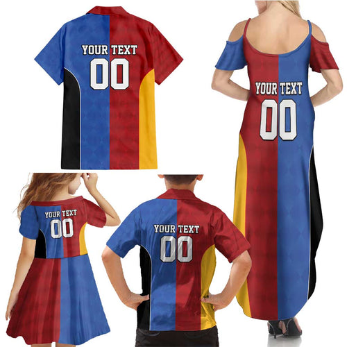 Custom British Lions Australia Western Force Family Matching Summer Maxi Dress and Hawaiian Shirt Sporty Style
