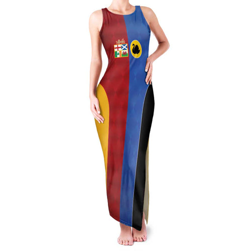 Custom British Lions Australia Western Force Family Matching Tank Maxi Dress and Hawaiian Shirt Sporty Style