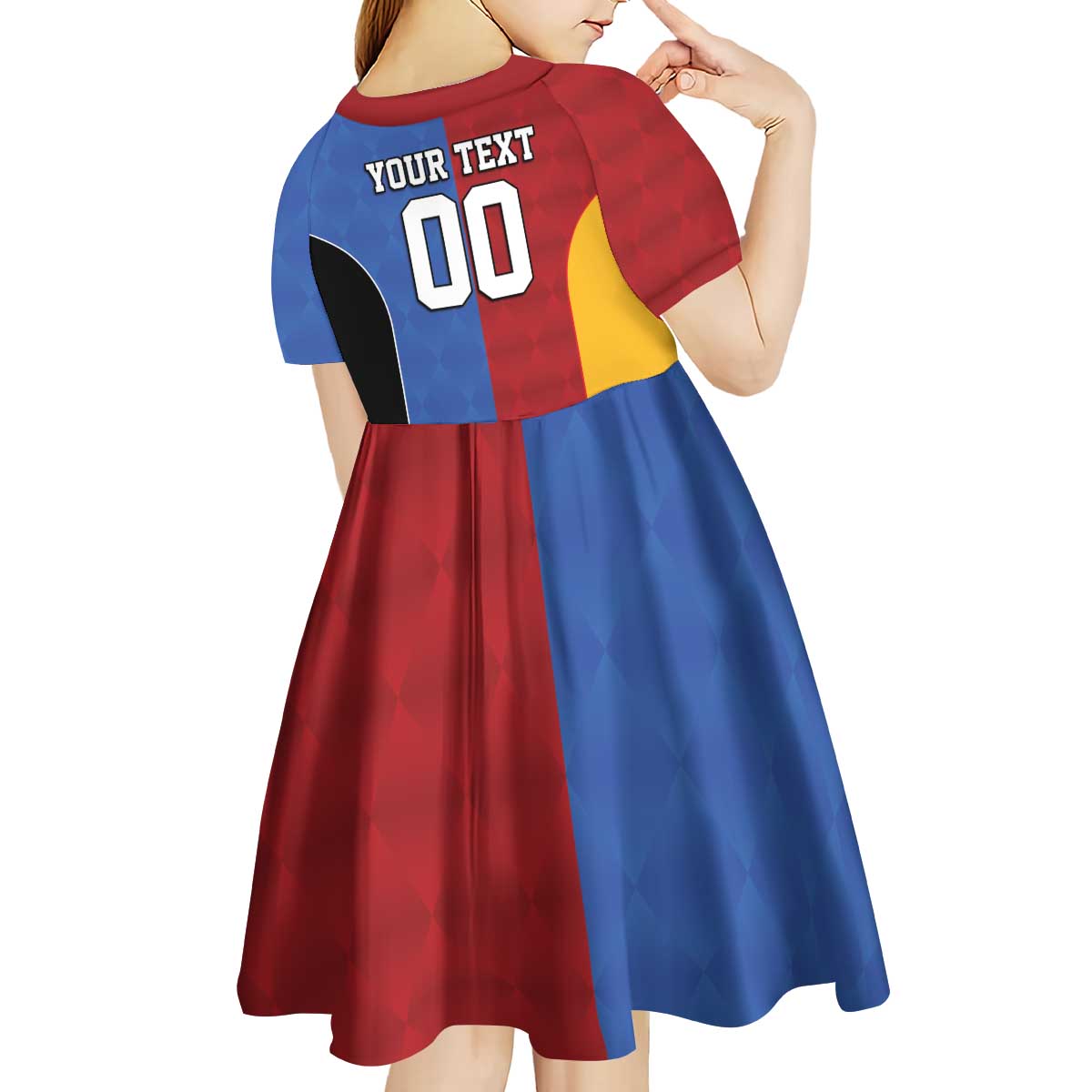 Custom British Lions Australia Western Force Kid Short Sleeve Dress Sporty Style