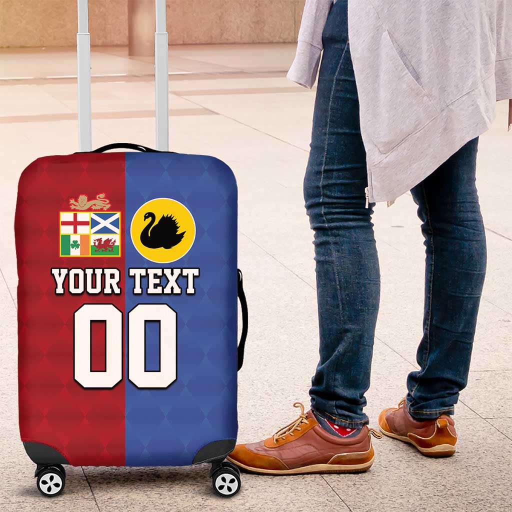 Custom British Lions Australia Western Force Luggage Cover Sporty Style