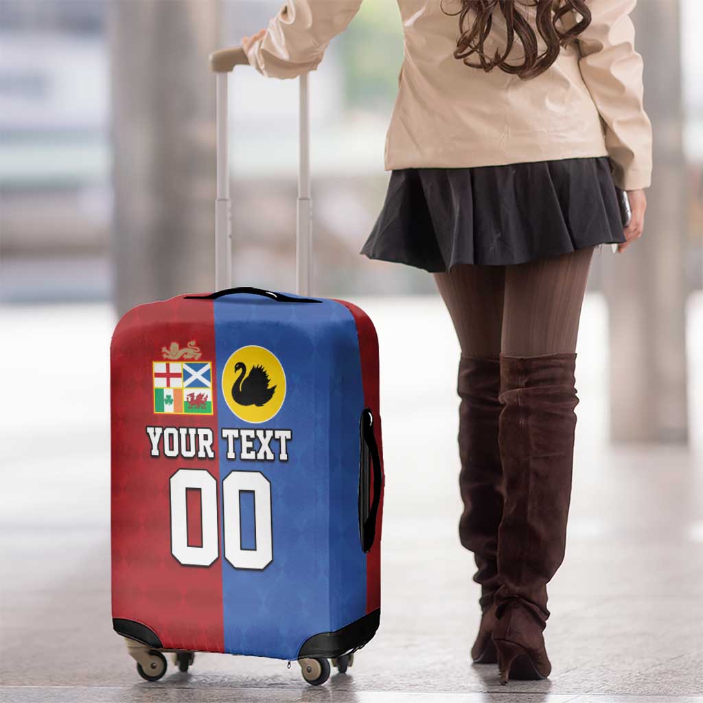 Custom British Lions Australia Western Force Luggage Cover Sporty Style