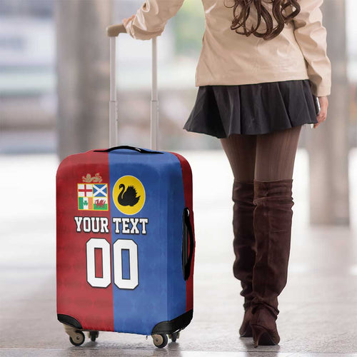Custom British Lions Australia Western Force Luggage Cover Sporty Style