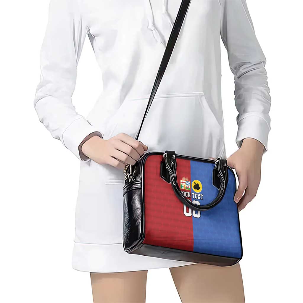 Custom British Lions Australia Western Force Shoulder Handbag Sporty Style