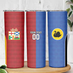Custom British Lions Australia Western Force Skinny Tumbler Sporty Style