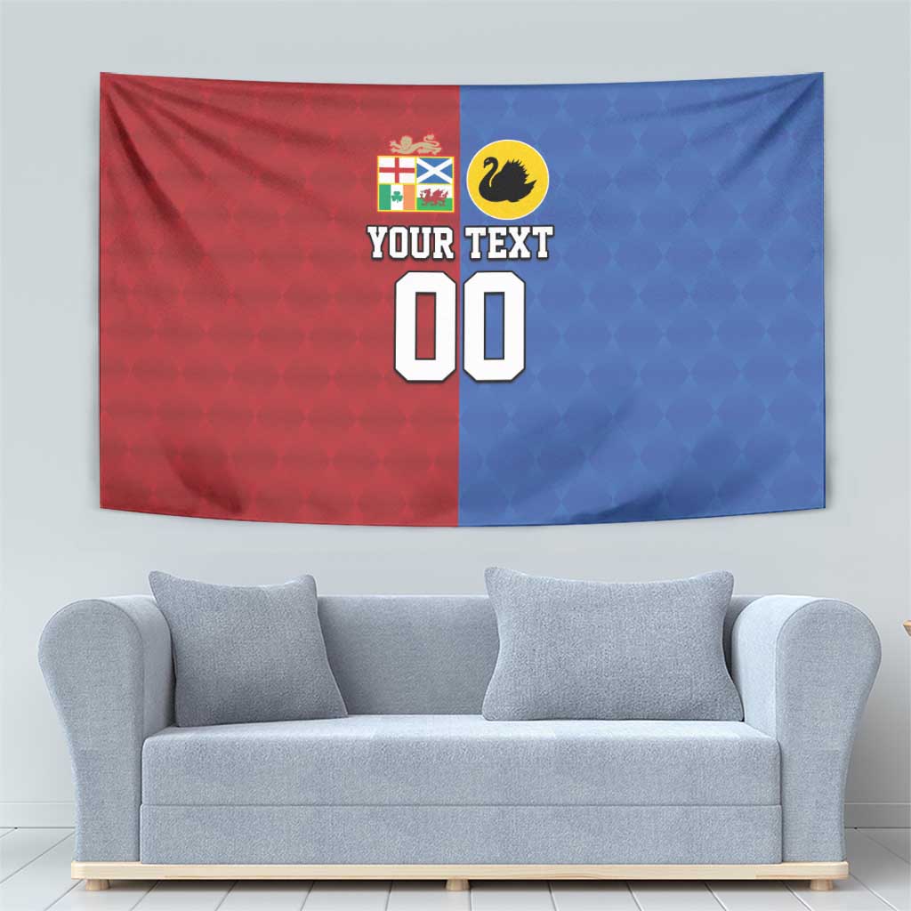 Custom British Lions Australia Western Force Tapestry Sporty Style