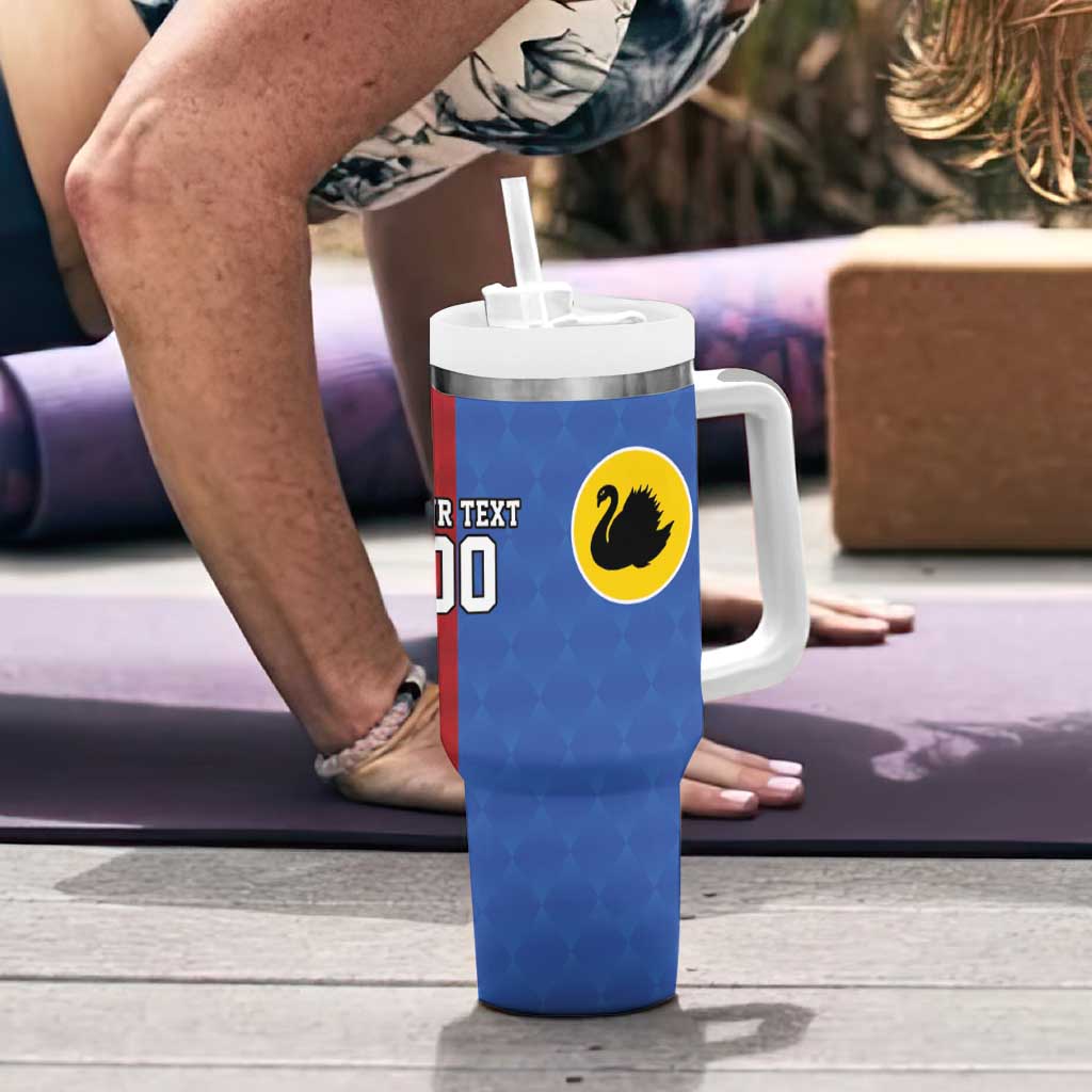 Custom British Lions Australia Western Force Tumbler With Handle Sporty Style