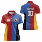 Custom British Lions Australia Western Force Women Polo Shirt Sporty Style