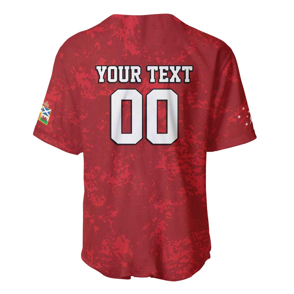 Custom British Lions-AUNZ Baseball Jersey Australia-New Zealand Indigenous Motif