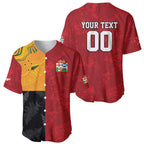 Custom British Lions-AUNZ Baseball Jersey Australia-New Zealand Indigenous Motif