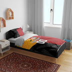 Custom British Lions-AUNZ Bedding Set Australia-New Zealand Indigenous Motif