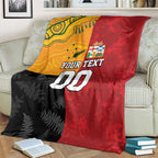 Custom British Lions-AUNZ Blanket Australia-New Zealand Indigenous Motif