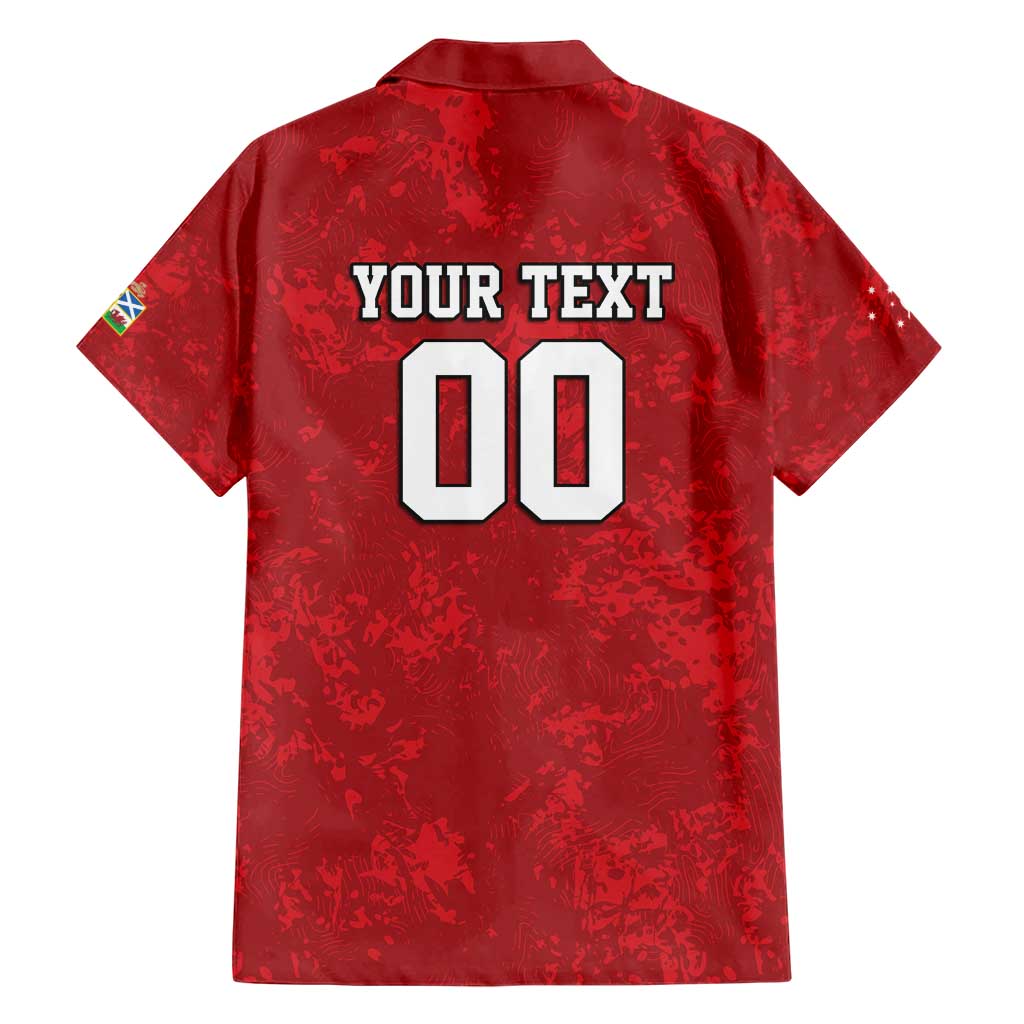 Custom British Lions-AUNZ Family Matching Short Sleeve Bodycon Dress and Hawaiian Shirt Australia-New Zealand Indigenous Motif