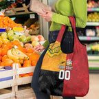 Custom British Lions-AUNZ Grocery Bag Australia-New Zealand Indigenous Motif