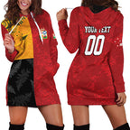 Custom British Lions-AUNZ Hoodie Dress Australia-New Zealand Indigenous Motif