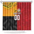 Custom British Lions-AUNZ Shower Curtain Australia-New Zealand Indigenous Motif