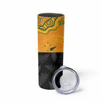 Custom British Lions-AUNZ Skinny Tumbler Australia-New Zealand Indigenous Motif
