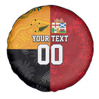 Custom British Lions-AUNZ Spare Tire Cover Australia-New Zealand Indigenous Motif