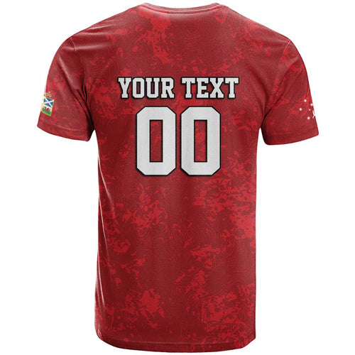 Custom British Lions-AUNZ T Shirt Australia-New Zealand Indigenous Motif