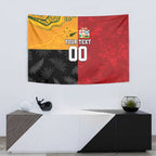 Custom British Lions-AUNZ Tapestry Australia-New Zealand Indigenous Motif
