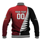 Custom British Lions New Zealand Baseball Jacket Half Black Fern